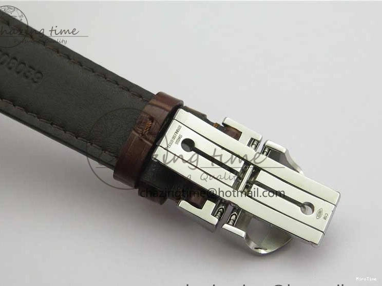 MIROTIME 0408 Original Portuguese IW358304 ZF 1:1 Best Edition SS White Dial RG Markers on Leather Strap A 7077